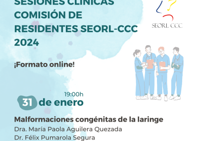 Sesión Clínica para Residentes “Malformaciones congénitas de la laringe”