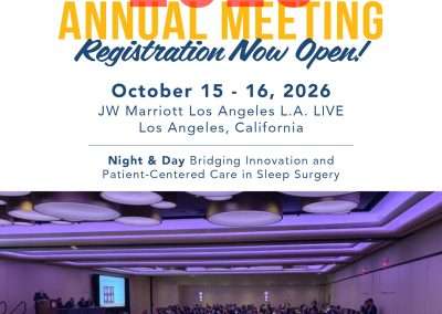 International Surgical Sleep Society 2026 Annual Meeting