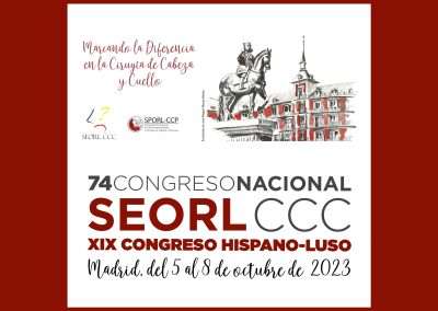 74 Congreso Nacional SEORL-CCC