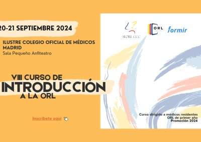 VIII Curso de introducción a la ORL