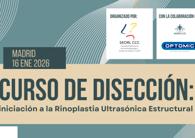 Curso de disección: iniciación a la Rinoplastia Ultrasónica Estructural