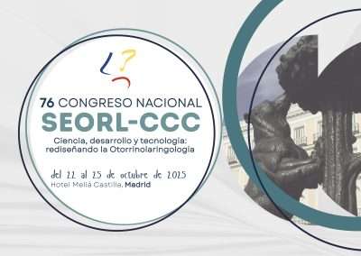Programación de Humanidades para el 76º Congreso nacional de la SEORL-CCC