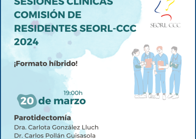 Sesión Clínica para Residentes “Parotidectomía”