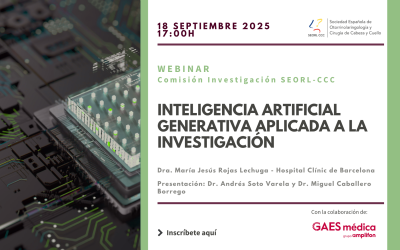 Webinar “Inteligencia Artificial generativa aplicada a la investigación”