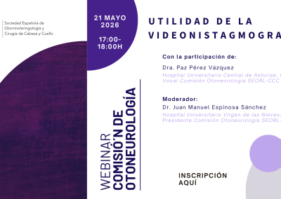 Webinar “Utilidad de la Videonistagmografía”