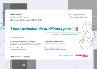 Taller práctico de audífonos para ORL
