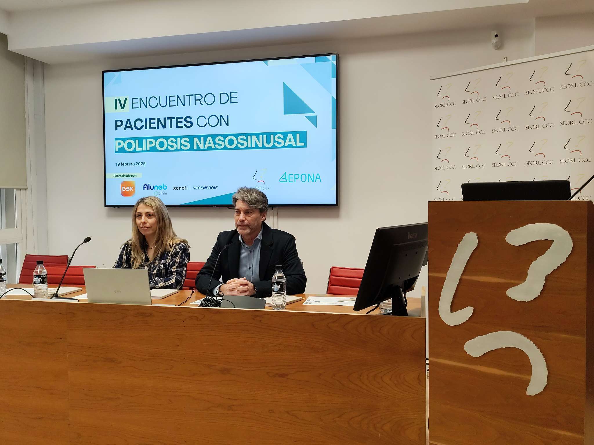 Vanessa Limonge (AEPONA), Dr. Alfonso del Cuvillo (SEORL-CCC)