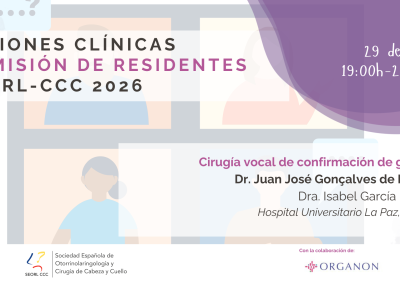 2ª Sesión Clínica – Comisión de Residentes SEORL-CCC 2026