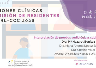 1ª Sesión Clínica – Comisión de Residentes SEORL-CCC 2026