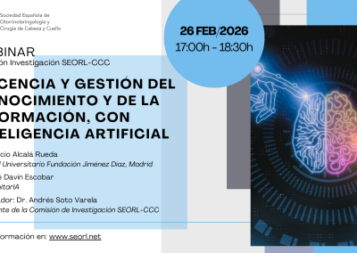 Webinar Investigación – Docencia y gestión del conocimiento y de la información, con Inteligencia Artificial