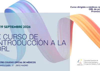 X CURSO DE INTRODUCCIÓN A LA ORL
