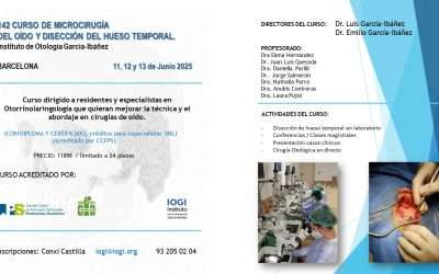 CURSO DE MICROCIRUGÍA DEL OÍDO Y DISECCIÓN DEL HUESO TEMPORAL