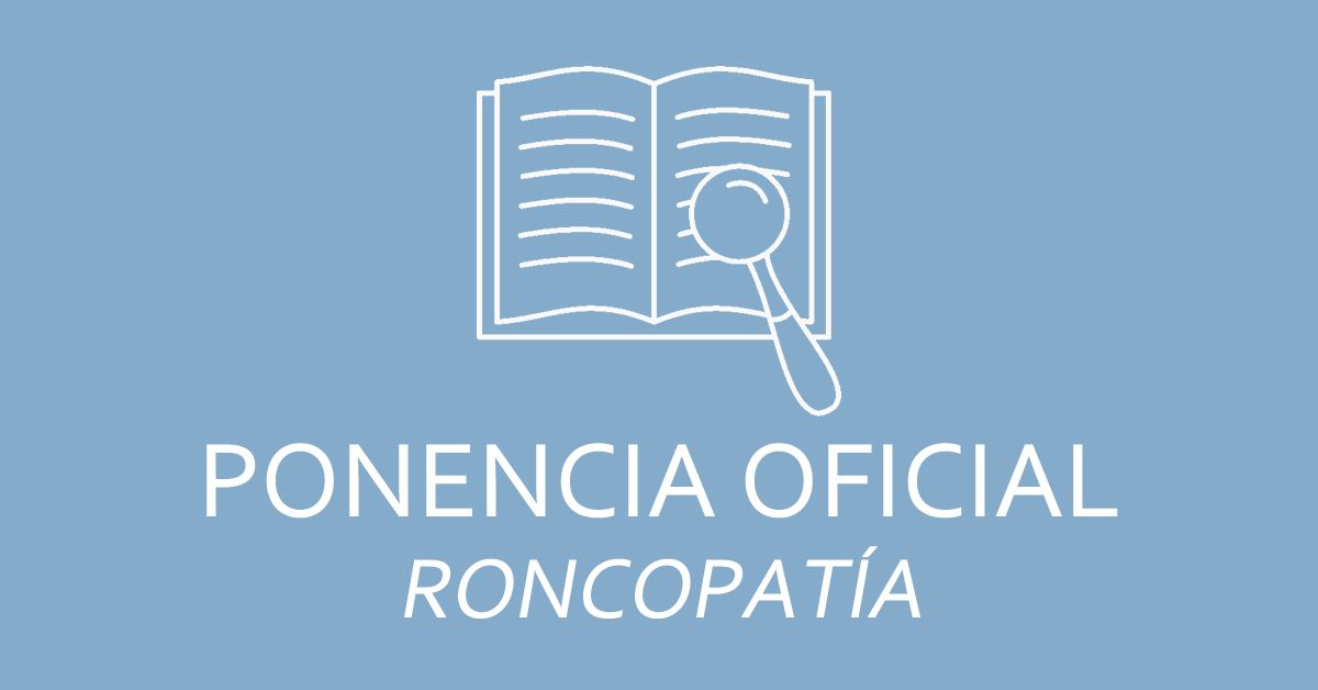 Ponencia oficial – Roncopatía